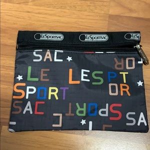 NWOT LeSportSac Satellite Print Zippered Pouch